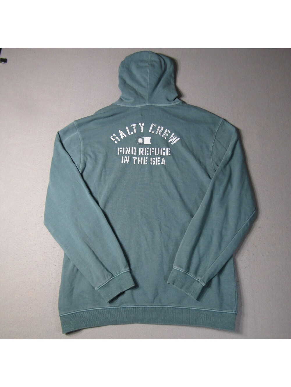 NWT Salty Crew Even Keel Vintage Fleece Hoodie Men's M Hydro - Picture 2 of 8